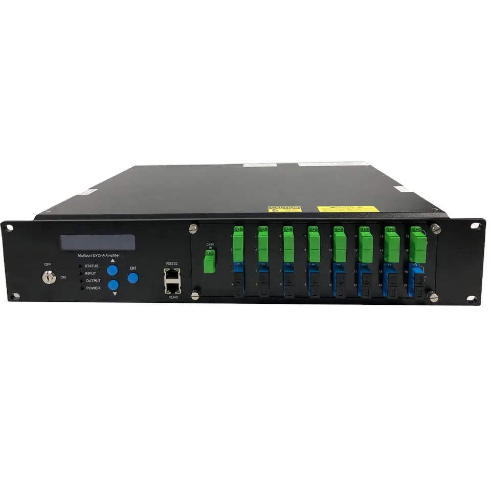 EDFA AMPLIFICADOR OPTICO 1550 CON WDM 16 PUERTOS*19DBM