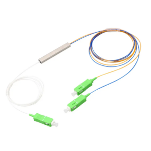 PLC SPLITTER 1*2 CON CONECTOR SC/APC