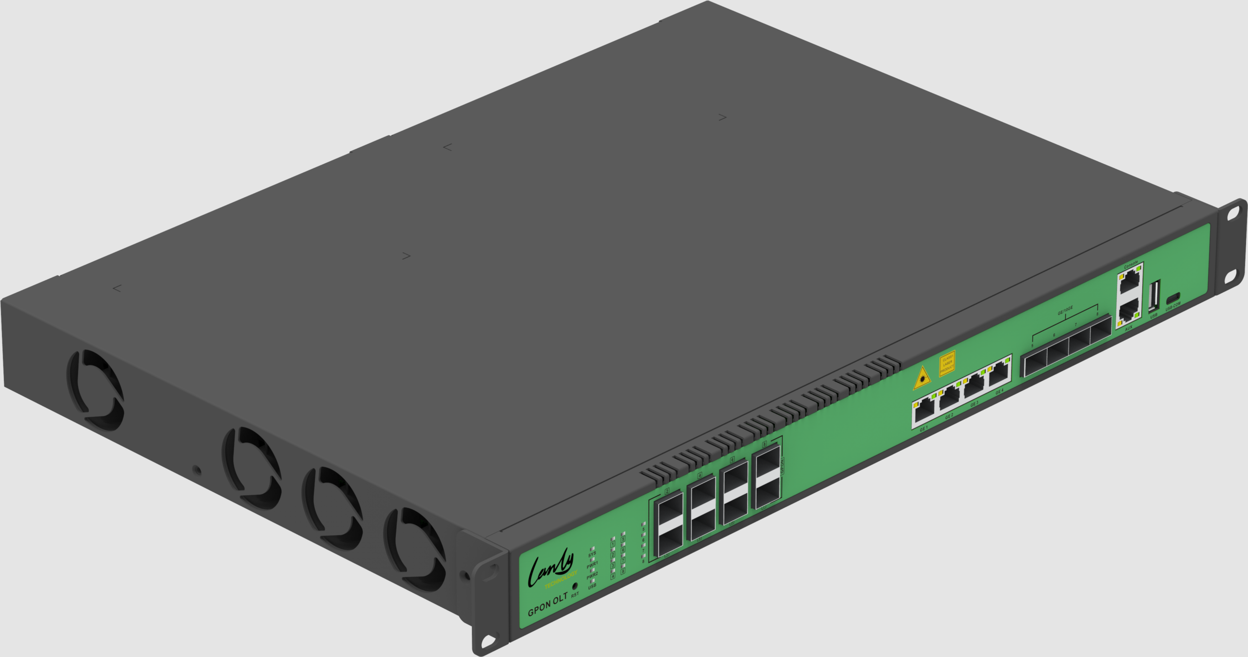 OLT GPON 8 PON 1RU 1*AC CON SFP C4+ - Imagen 2