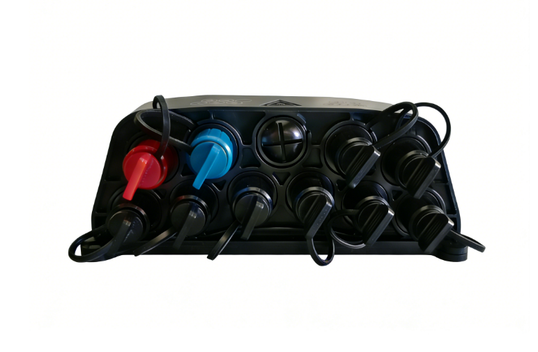 10 Ports Non-open Pre-connectorized Box NAP with 1*9 PLC 50/50 SC/APC and Cable Storage Kits - Imagen 2