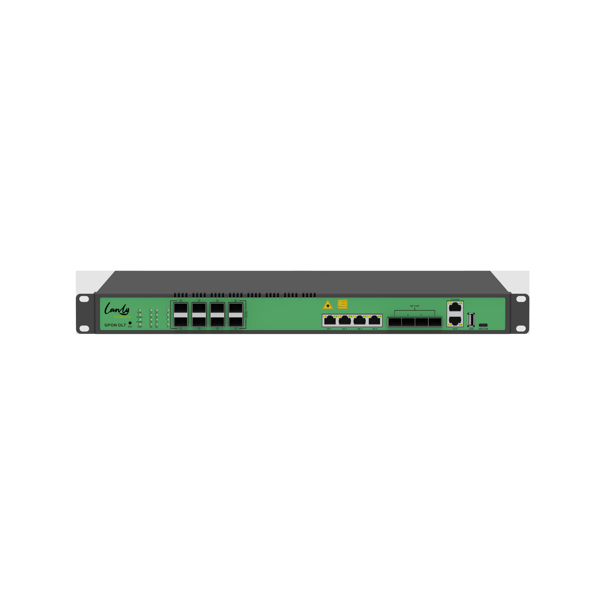 OLT GPON 8 PON 1RU 1*AC CON SFP C4+