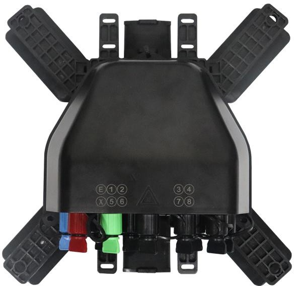 9 Ports Non-open Pre-connectorized Box NAP with 1*8 PLC SC/APC and Cable Storage Kits